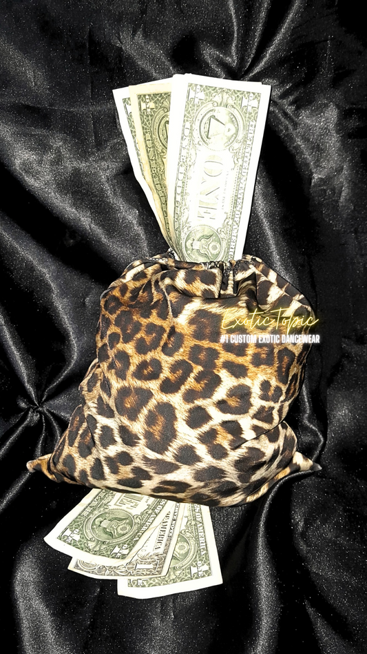 CHEETAH MONEY BAG